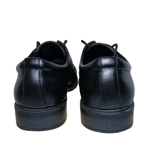 Dexter Comfort Mens Black Cap Toe Memory Foam Lace Up Oxford Dress Shoes main image 9
